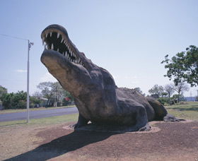Crocodile Statue - Accommodation Kalgoorlie 0