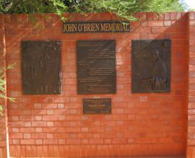 John OBrien Commemorative Wall - Accommodation Kalgoorlie 0
