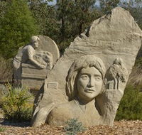 Heritage Sculptures at Pensioners Hill Lookout - Accommodation Kalgoorlie