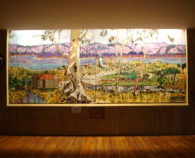 Adaminaby Memorial Hall Stage Curtain - Accommodation Kalgoorlie 0