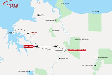 Adelaide River Jumping Crocodile Cruise With Roundtrip Helicopter From Darwin - Accommodation Kalgoorlie 3