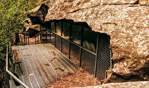 Red Hands Cave Walking Track - Blue Mountains National Park - Accommodation Kalgoorlie 0