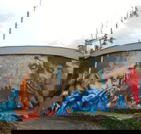 Willans Hill Water Tower Mural - Accommodation Kalgoorlie