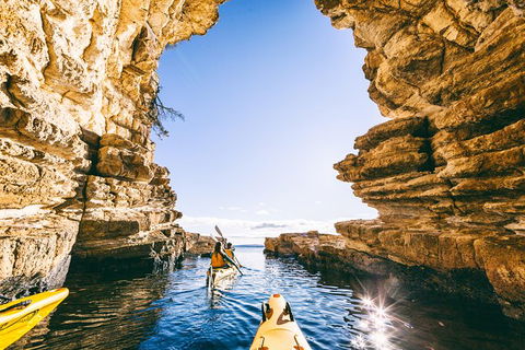 Hobart\'s Cliffs, Caves And Beaches Kayak Tour - Accommodation Kalgoorlie 0