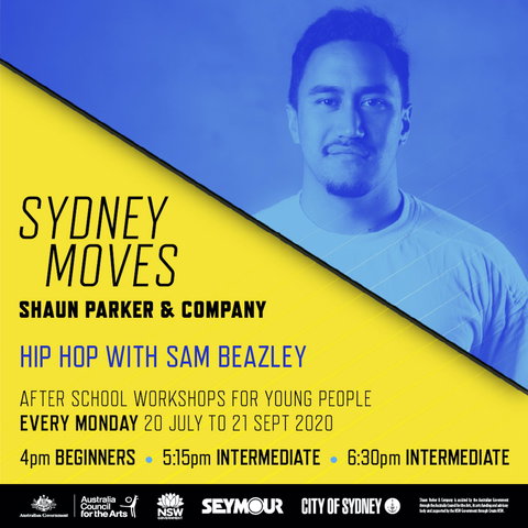 Sydney Moves - All Ages Intermediate Hip Hop With Sam Beazley - Accommodation Kalgoorlie 0