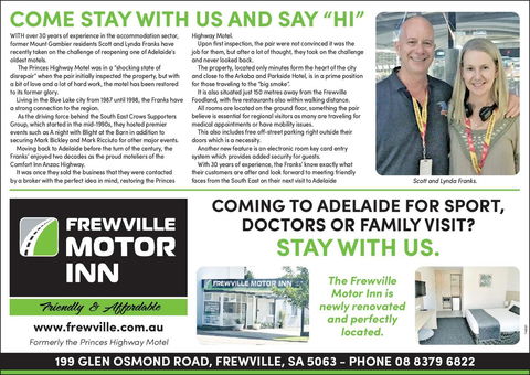 Frewville Motor Inn - Accommodation Kalgoorlie 7
