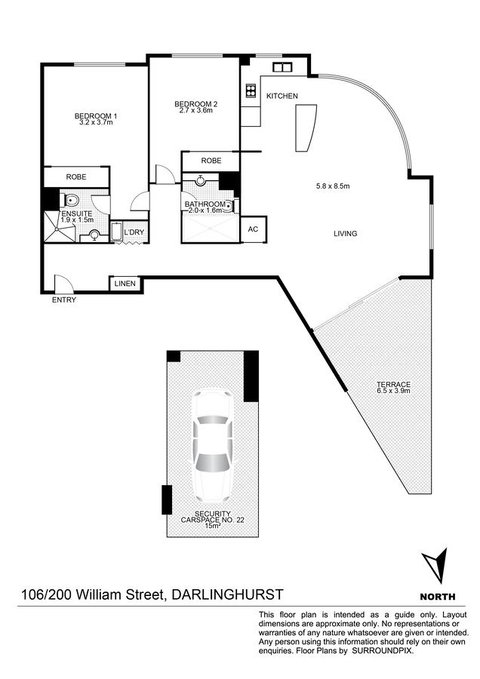 Lower Bridge And Sails - Executive 2BR Darlinghurst Apartment With Balcony And Rooftop Views - Accommodation Kalgoorlie 15