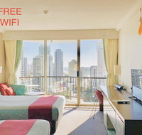 High Floor Twin Share with Ocean View at Surfers Paradise - Hotel Studio - Accommodation Kalgoorlie