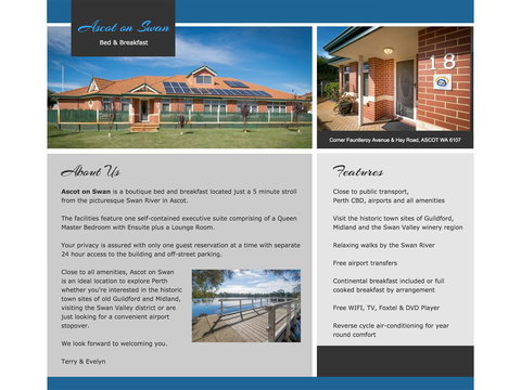 Ascot On Swan Bed & Breakfast - Accommodation Kalgoorlie 14