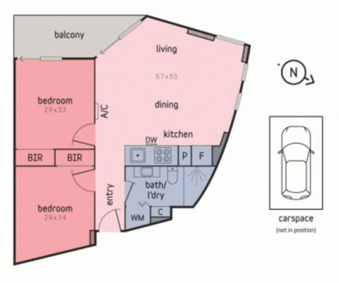 2Bedroom Apartment With Views In Docklands Next To CBD & Marvel Stadium - Accommodation Kalgoorlie 15