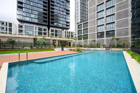 Olympic Park Stylish Apt With Gym Pool Good View - Accommodation Kalgoorlie 2
