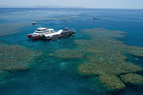 Cruise To Moore Reef Pontoon And Return Helicopter Flight From Cairns - Accommodation Kalgoorlie 0