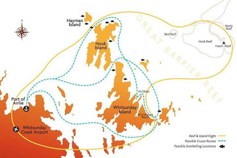Reef And Island Scenic Flight From Airlie Beach - Accommodation Kalgoorlie 0