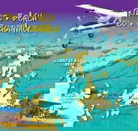 Scenic Flight - Great Barrier Reef Heart Reef Whitehaven Beach  Hill Inlet - Accommodation Kalgoorlie